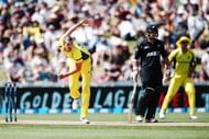 HAMILTON, NEW ZEALAND - FEBRUARY 05: Mitchell Starc of Australia bowls during game three of the One Day International series between New Zealand and Australia at Seddon Park on February 5, 2017 in Hamilton, New Zealand.  (Photo by Anthony Au-Yeung/Getty Images)